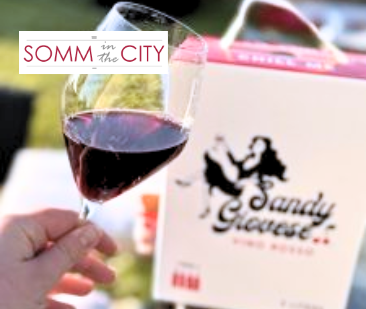 5.6.25 | SOMM IN THE CITY. "Sandy Giovese is here to change your mind about boxed wine-elevating everyday sipping with high-quality Italian juice that's perfect for patio pours and spontaneous moments with mom."