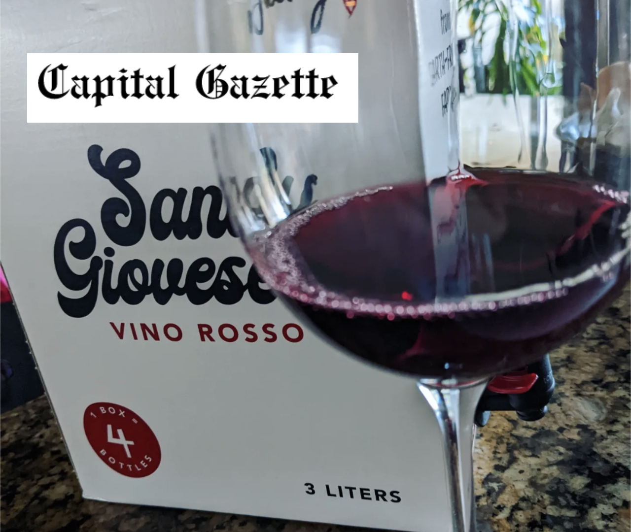 9.14.22 | CAPITAL GAZETTE. "This package creates one-tenth the carbon footprint of one glass bottle. It is a light and fruity red wine that is perfect for a crowd and should be served chilled."