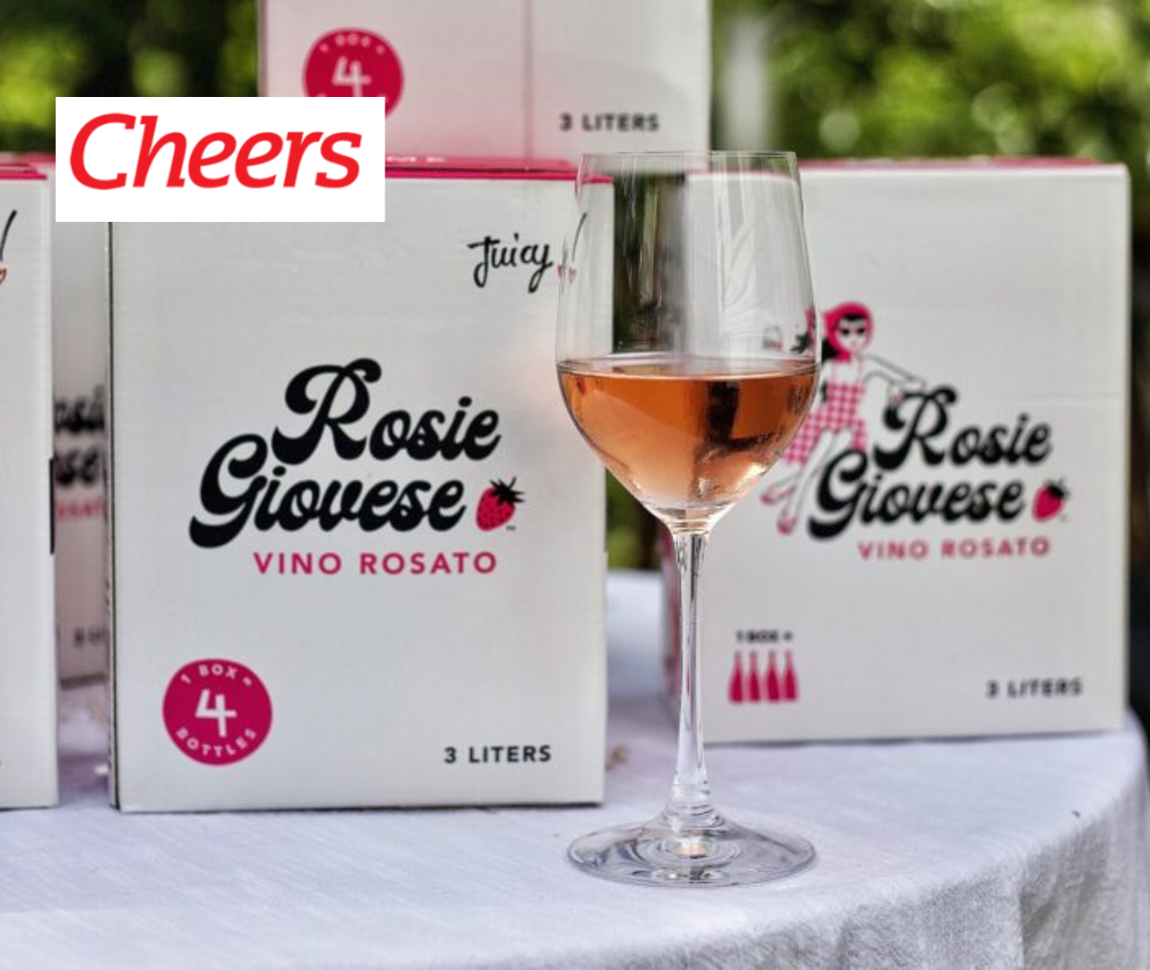 6.29.22 | CHEERS. "Dry yet fruity, Rosie has flavors of strawberry and aromas of honeysuckle and violets, the company reports, giving way to a crisp finish."