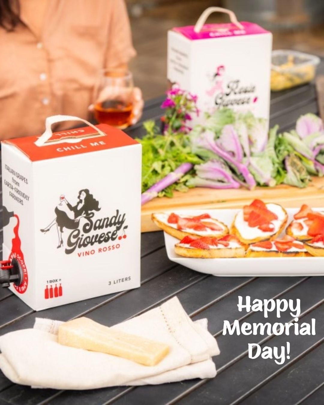 Your Memorial Day plus one — Giovese box wine.